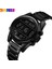 Style2 Kutusu ile Skmeı Moda Erkek Izle Creativty Dijital Saat 3bar Su Geçirmez Stereoskopik Kadran Paslanmaz Çelik 12/24 Saat Montre Homme 1448 (Yurt Dışından) 3