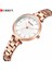 Altın Curren Lüks Marka Minimalist Kuvars Saatler Kadınlar Gül Altın Bilezik Izle Casual Ince Saat Bayanlar Kol Saati ile Çelik (Yurt Dışından) 4