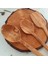 Ahşap Tahta Kaşık ve Spatula Seti - El Yapımı - Zeytin Ağacı - 24,28,30 cm 3