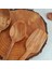 Ahşap Tahta Kaşık ve Spatula Seti - El Yapımı - Zeytin Ağacı - 24,28,30 cm 4