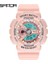 Pembe Sanda Yeni Stil Kore Sürümü Gençlik Gece Lambası Elektronik Hareketi Moda Moda Öğrenci Izle (Yurt Dışından) 1
