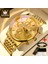2867 Altın Px 2023 Olevs Orijinal Altın Izle Erkekler Için Lüks Marka Askeri Deri Büyük Altın Chronograph Erkek Kol Saatleri Relogio Masculino (Yurt Dışından) 1