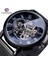 GMT1040-11 Forsining Retro Moda Tasarım Spor Mekanik Saat Aydınlık Eller Şeffaf Örgü Bilezik Erkekler Için Üst Marka Lüks (Yurt Dışından) 2