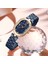 Mavi Rosegold Ödül Izle Kadınlar Lüks Marka Paslanmaz Çelik Taklidi Kadın Bilezik Saatler Kuvars Su Geçirmez Kadın Relogio Feminino (Yurt Dışından) 3