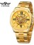 Altın Forsining Lüks Erkekler Bilek Saatler Erkek Su Geçirmez Paslanmaz Çelik Otomatik Mekanik Kol Saatleri Erkek Saat (Yurt Dışından) 2