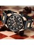Gül Altın Siyah Lıge Erkekler Izle Marka Lüks Silikon Kayış Su Geçirmez Spor Kuvars Chronograph Askeri Kol Saati Erkekler Saat Relogio Masculino (Yurt Dışından) 4