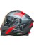 Sw 865 Gri Kırmızı Kapalı Kask L 1