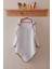 %100 Pamuk Beyaz Baby Kleintje Bebek Nakışlı Kulaklı Bebek Havlu Kundak 75x75 cm 1