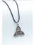 Triquetra Deri Ip Kolye 1