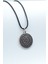 Vegvisir Viking Pusula Kolye Deri İp Gümüş Kaplama Unisex Deri İp Kolye kod 386 1