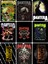 Metallica -Pantera Grubu Desenli Tasarım Mini 9' Lu Fotokart Seti 1