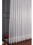 Taç Eteği Bantlı Ketentül Perde, 1/2,5 Normal Pile, Tek Kanat - Ekru 100 x 250 cm 4