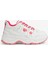 Beyaz - Pembe Kadın Deri Sneaker Cf3215_072 3