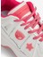 Beyaz - Pembe Kadın Deri Sneaker Cf3215_072 4