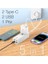 Hc Seri Multifonksiyonel 65W Masaüstü Şarj Başlık Stand 2xusb 2*type-C ve Priz Akım Korumalı Şarj Başlığı 3