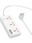 Hc Seri Multifonksiyonel 2500W Priz Çoğaltıcı Şarj Aleti 3 USB 30W Type-C Girişli Şarj Stand 2