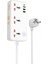 Hc Seri Multifonksiyonel 2500W Priz Çoğaltıcı Şarj Aleti 3 USB 30W Type-C Girişli Şarj Stand 5