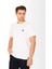 Kısa Kollu Bisiklet Yaka Beyaz Erkek Tshirt M1401TB 2