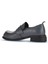 Gri Deri Kadın Loafer 01Wz6804 4
