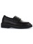Siyah Deri Kadın Loafer 01Wz6703 2