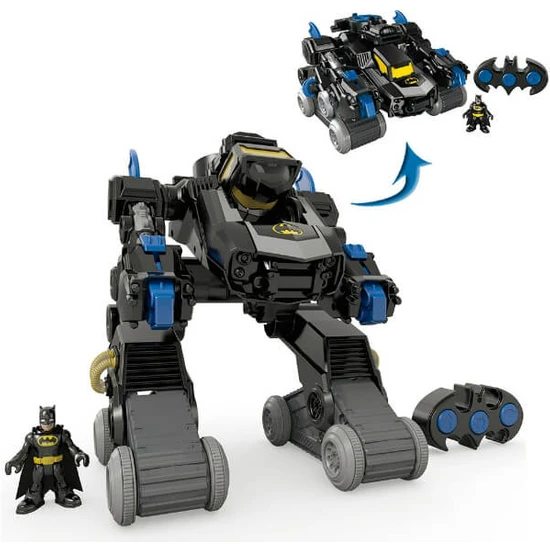 Imaginext DC Super Friends Batman Robot Tanka Dönüşür Uzaktan Kumandalı DMT82