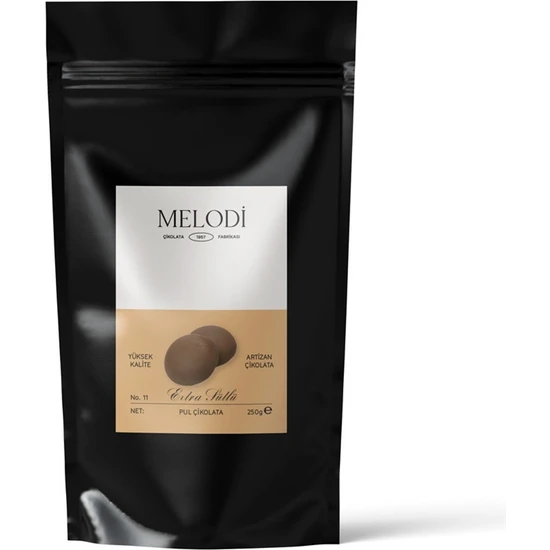 Melodi Çikolata Sütlü Pul Çikolata  250 gr