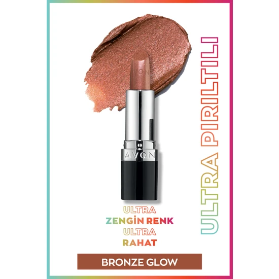 Avon Ultra Shimmer Lipstick - Bronze Glow