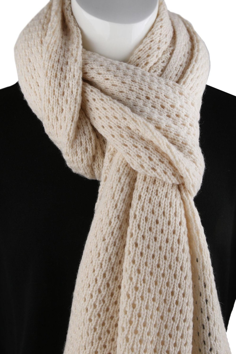 Kravatkolik Goodwill Style Krem Cashmere Kaşkol K464 görsel 4