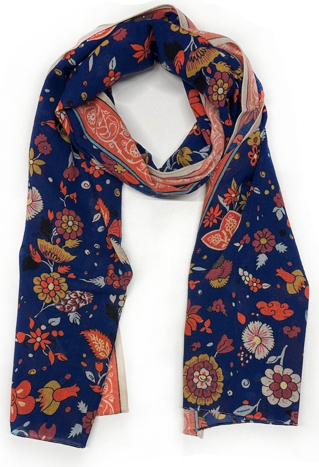 Kravatkolik Chilcote Style Mavi Wool Kaşkol K481