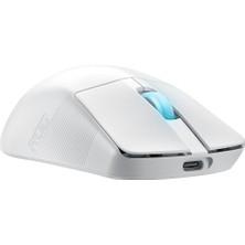 ASUS ROG HARPE ACE AIM LAB GAMING MOUSE ULTRA HAFİF, 36,000 DPI OPTİK SENSÖR, 5 PROGRAMLANABİLİR TUŞ BEYAZ