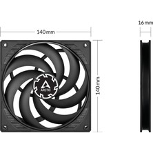 Arctıc Ar ACFAN00268A P14 Slım Pwm Pst 140MM Siyah Kasa Fanı