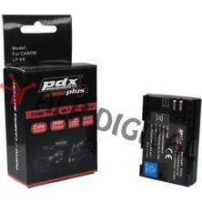 Pdx Canon Lp-E6 Batarya Pil - 2300MAH 5d Mark Iı, 60D, 70D, 80D