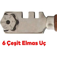 Badem10 Cam Kesici Elması 130 mm Klasik Kesici THT561301 Elmas Cam Kesme Tekerleği Kiti