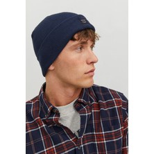 Jack & Jones Jacdna Beanıe Noos Lacivert Erkek Bere 12092815-Navy