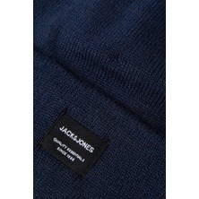 Jack & Jones Jacdna Beanıe Noos Lacivert Erkek Bere 12092815-Navy