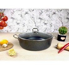 Evita Bio Granit 36 cm Basık Tencere