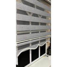Storburada Zebra Stor Perde Gri Alüminyum Kasa STB-400-V04