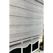 Storburada Zebra Stor Perde Gri Alüminyum Kasa STB-400-V04
