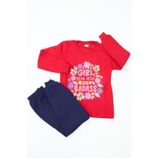 Canix Kids Kız Çocuk Baskılı Pijama Takımı