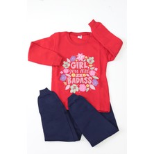 Canix Kids Kız Çocuk Baskılı Pijama Takımı