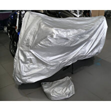Bmw F650 Gs Dakar Çantalı Motosiklet Motor Koruma Brandası Miflonlu Premium 4 Mevsim Koruma Gri
