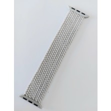 Decopratic Apple Watch Uyumlu Örgülü Kordon 38/40/41 mm Beyaz