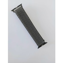 Decopratic Apple Watch Uyumlu Spor Hasır Kordon 38/40 mm Koyu Yeşil
