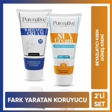 Purenative 2 Li Whitening  Sun Cream Fark Yaratan Koruyucu Set