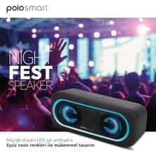 Polosmart FS65 Kablosuz Bluetooh Speaker Hoparlör Siyah