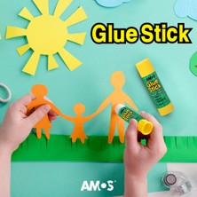 Amos Yapıştırıcı Stick Beyaz 35GR