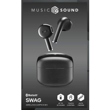 Cellular Line Music Sound Swag Tws Bluetooth Kulak Içi Kulaklık Siyah