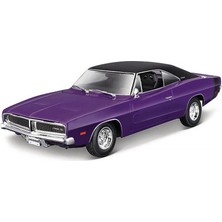 Maisto Tech Maisto 1969 Dodge Charger R/t 1:18 Mor Model Araba