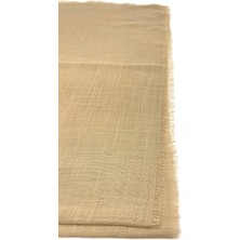 Naz İpek Keten Flamlı Ince Yazma Eşarp 100X100CM