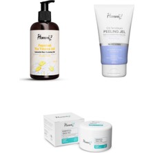 Homm Bitkisel Homm Life Cilt Temizleme Seti ( Tonic Pad,Peeling,Papatyalı Yüz Yıkama Jeli)